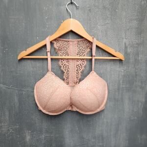 Victoria's Secret Very Sexy Push-up Lace Underwire Padded Front Closure 34dd